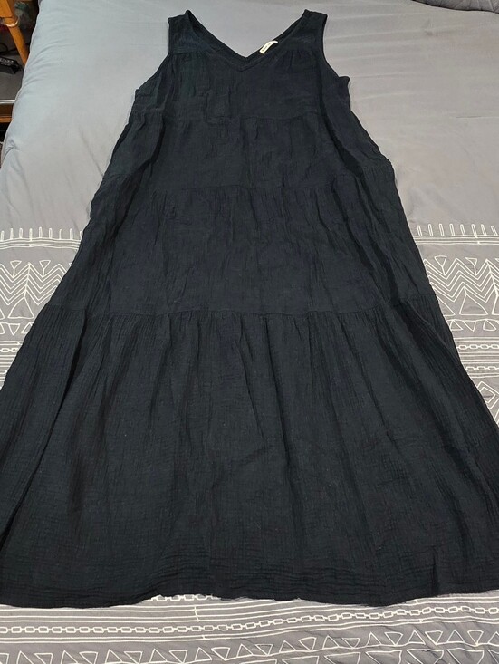 Marine Layer Dresses & Skirts - Marine Layer Corinne Tiered Cotton Gauze Maxi Dress Size XL